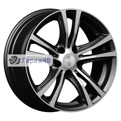 Skad Munchen R18 / 8J PCD 5x114.3 ET 30 ЦО 60.1 Литые Черный глянцевый с полированной лицевой поверхностью