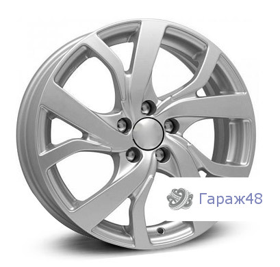 K&amp;K KC668 R16 / 6.5J PCD 5x105 ET 38 ЦО 56.6 Литые Серебристый