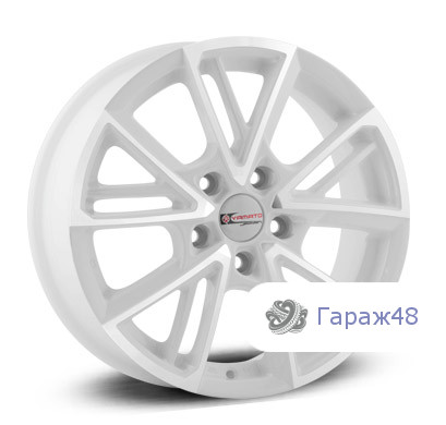 Yamato Mijuno R17 / 7J PCD 5x112 ET 40 ЦО 57.1 Литые Белый с полированной лицевой поверхностью