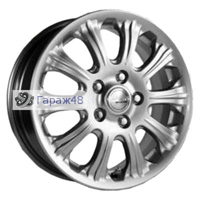 Skad Gelios R15 / 6J PCD 5x100 ET 52.5 ЦО 57.1 Литые Темно хромированный на черной подложке