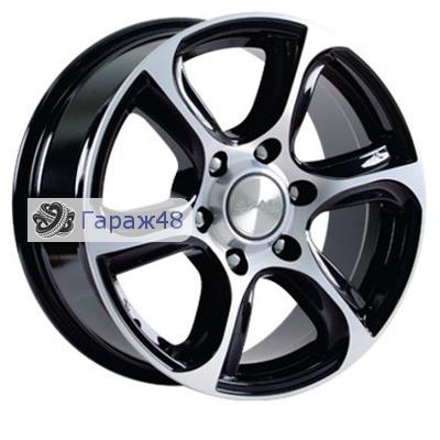 Skad Skala R17 / 7.5J PCD 6x139.7 ET 30 ЦО 67.1 Литые Черный глянцевый с полированной лицевой поверхностью