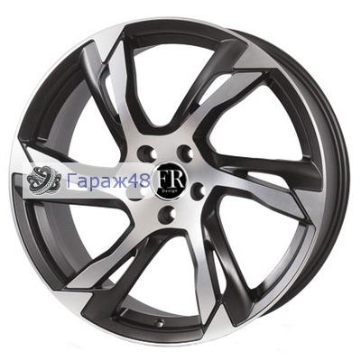 Replica V34 R19 / 8J PCD 5x108 ET 42.5 ЦО 63.4 Литые Черный матовый полированный